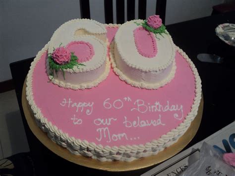 10 60th Birthday Cakes For Mom Photo 60th Birthday Cake 60th