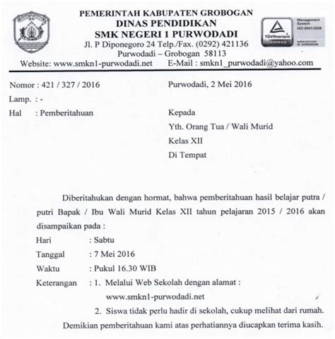 4 Contoh Surat Dinas - Contoh Surat