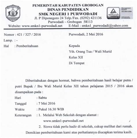 Contoh Kop Surat Dinas Untuk Sekolah Rfpole