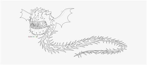 Screaming Death Dragon Coloring Page