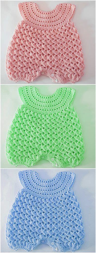 Fast And Easy Baby Romper Crochet Ideas