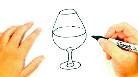 Cursos de dibujos, aprender online , y muchos cursos destinados a madres y niñosmas informacion en nuestra web : How to draw a Drinking Glass | Drinking Glass Easy Draw Tutorial - YouTube
