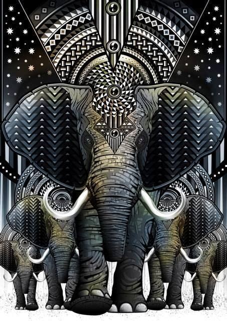 Épinglé Par Pat Chouly Sur Mix Melo Image Elephant Peinture Mandala