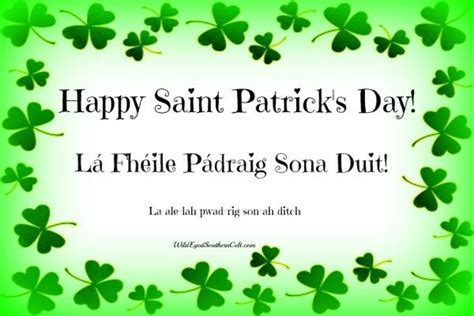 Have A Happy Gaelic St Patricks Day St Patricks Day Happy St