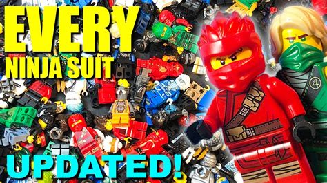 Lego Ninjago Complete Every Ninja Suit Collection Updated 2011 2020