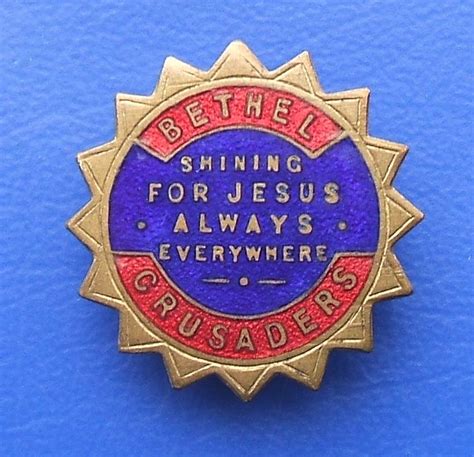 Bethel Crusaders Badge C1930 An Enamel Badge Issued By Flickr