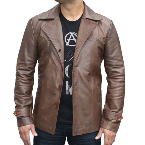 70's Vintage Men's Leather Jacket | 100% Genuine Leather - Kilt and Jacks