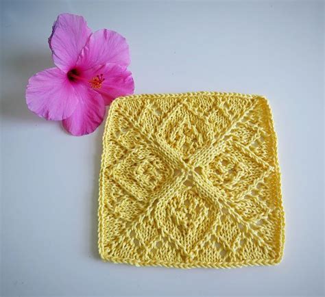 Patterns preceded by an plus sign (+) require free registration (to that particular pattern site, not to knitting pattern central) before viewing. A floral lace dishcloth, knit in the round, from the ...