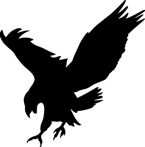 SVG Adler Tier Vogel Kostenloses SVG Bild Symbol SVG Silh