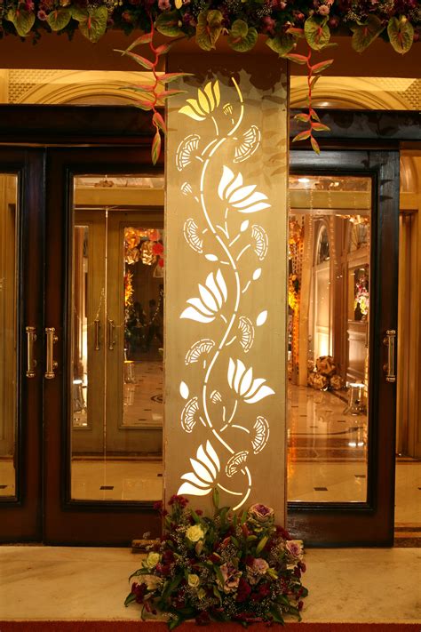 Entrance Pillar Decor Pillar Design Glass Design Wall Design Pooja