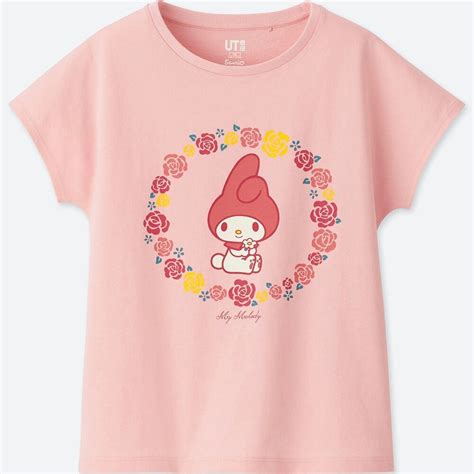 It's comfortable and fit as expected. 2018 Uniqlo Pink Top Sanrio Characters Short Sleeve ...