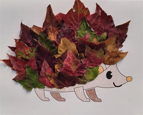 Fall Hedgehog Craft