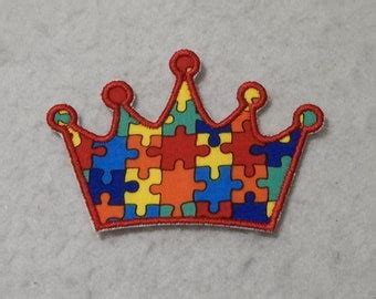 Autism Awareness Puzzle Piece MADE To ORDER Choose COLOR And Etsy