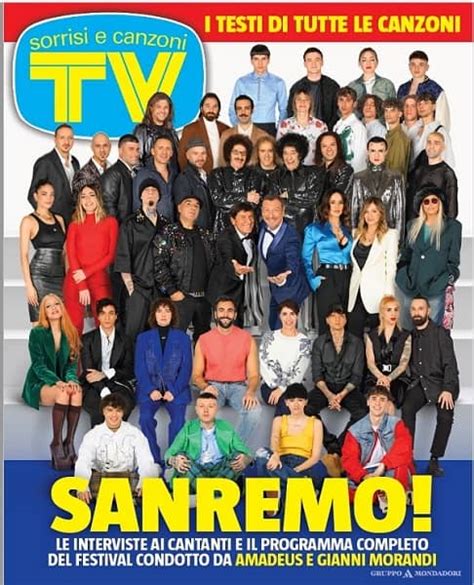Tv Sorrisi E Canzoni Protagonista Al Festival Di Sanremo 24 Ore News