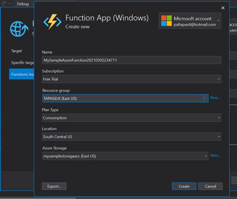 Create Publish An Azure Function In Visual Studio Codeguru Riset