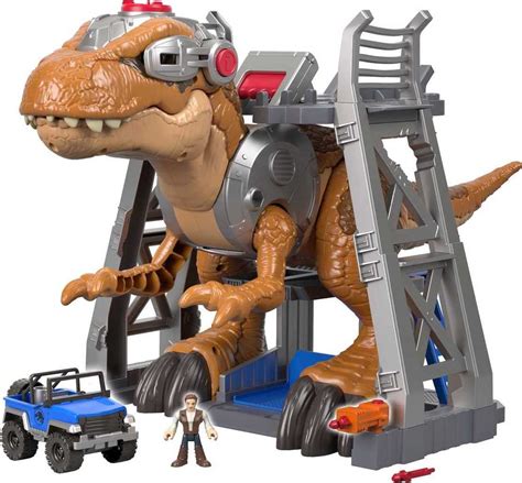 Buy Imaginext Jurassic World T Rex Dinosaur Toy With Owen Grady Figure