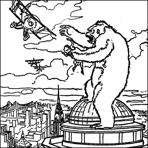 Dibujos de free fire faciles a lapiz para colorear y mas. 28 dibujos de King kong para colorear | Oh Kids | Page 2