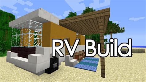 Minecraft Rv Camper Build Youtube