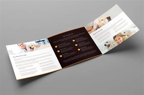 Care pet clinic in columbus, oh is a full service companion animal hospital. Brochure - Pets Care TriFold Square #clinic #creative ...