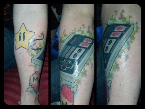 Nintendo With Images Nintendo Tattoo Gaming Tattoo Video Game