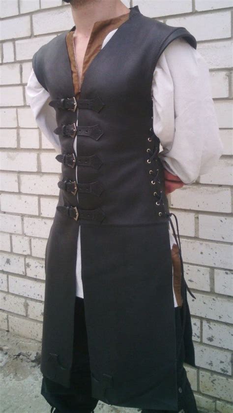 Leather Doublet Corsarlarpcosplayleather Etsy Concept Clothing