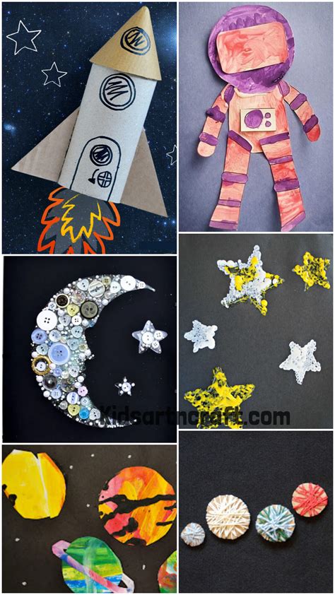 Space Crafts For Kids Kids Art And Craft