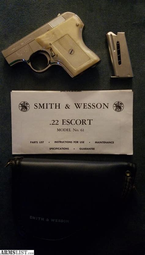 Armslist For Sale Smith Wesson Escort Model 61 Nickel