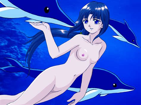 Rule 34 1girls 2003 After War Gundam X Black Hair Blue Eyes Breasts Dolphin Female Freediving