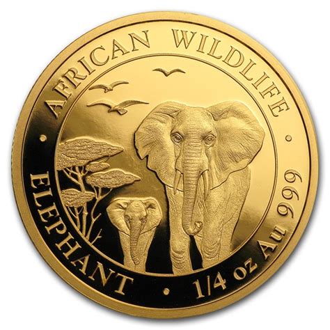 4 Images 1 Mot Elephant Phoque - Buy 2015 Somalia 1/4 oz Gold African Elephant Proof | APMEX