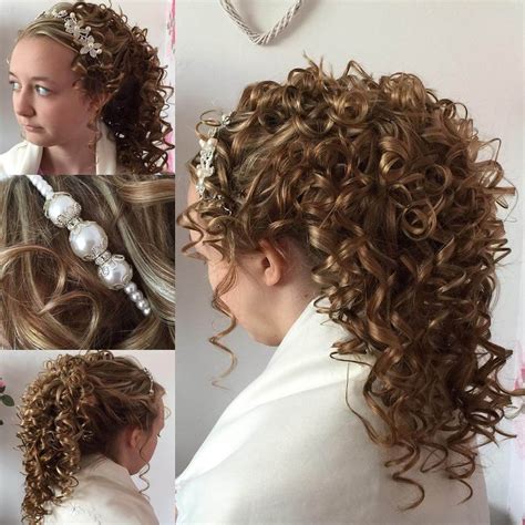 Blowdry your hair with the help of a round brush to these buns make for great wedding hairstyles for curly hair. 2020 Popular Wedding Hairstyles For Curly Hair