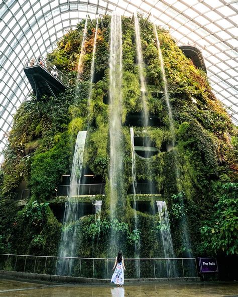 Daanis Indoor Waterfall Garden By The Bay Singapore
