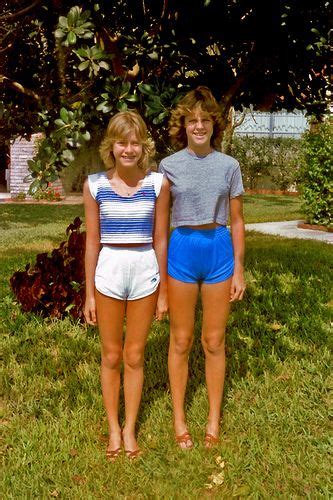 My 80s Teen Neighbor Julie Posing With Her Friend In Another Of Several Photos I Took Of Them