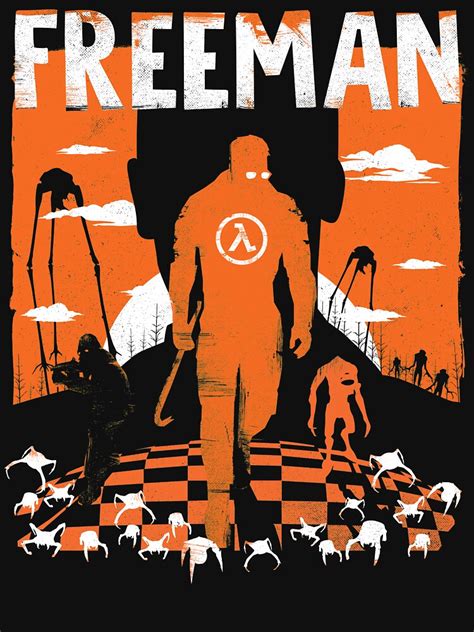 The Freeman Half Life Shirt Halflife T Shirt By Therocketman