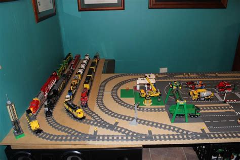 Simple Layout And Shunting Yard Lego Train Tech Lego Track Lego