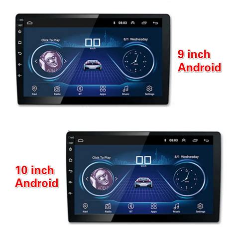 9 Inch 10 Inch Android 90 Universal Car Radio Video 2 Din Android Gps