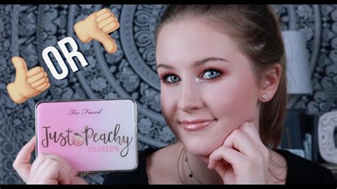 Here is a review of the too faced just peachy mattes palette. TOO FACED JUST PEACHY MATTES PALETTE REVIEW + DEMO ...