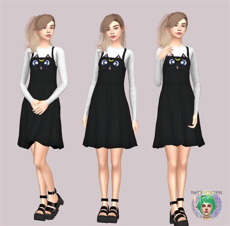 My Sims 4 Blog Cute Sailor Moon Dress By Twinksimstress