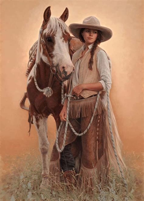 Carrie Ballantyne Captures The Cowgirl Inside Cowgirl Art Western Artwork West Art