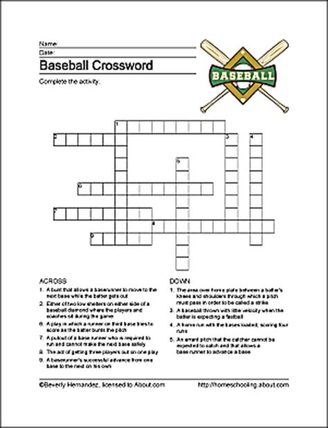 Baseball Printables Worksheets Related To The National Pastime
