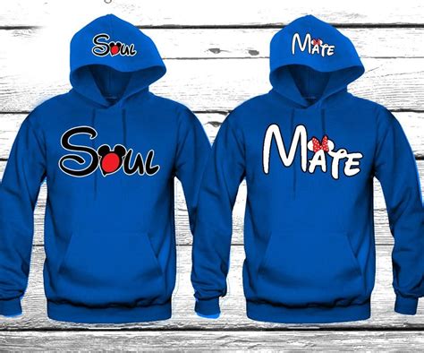 Soul Mate Very Cute Couples Matching Hoodies 2prints Price Is For 2