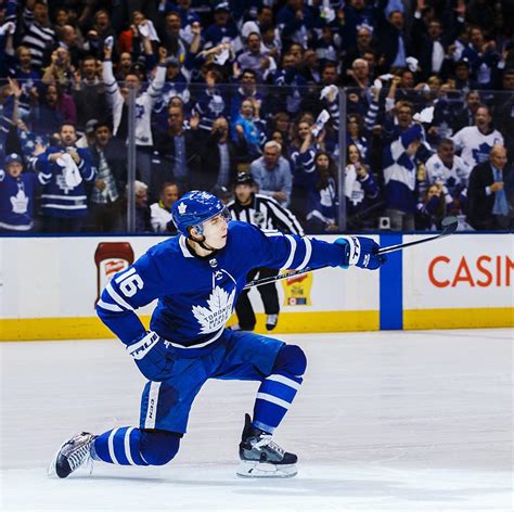 Marners Celly After Scoring The Eventual Gwg Rleafs