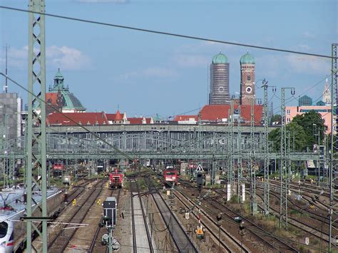 The hackerbrücke (hacker bridge) is a road bridge across the main railway line in munich immediately west of the town's central station. Hackerbrücke