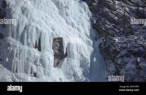 Frozen Waterfall Climb Stock Videos And Footage Hd And 4k Video Clips