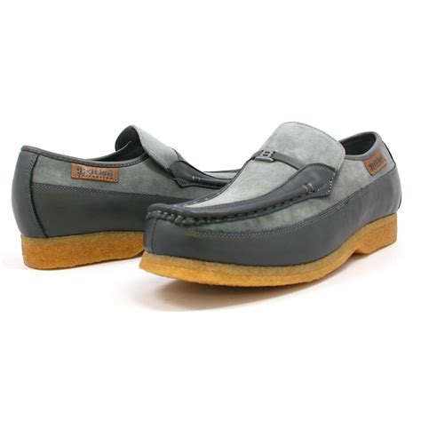 English walkers were a mid ankle loafer in british tan which were only seen in the mid 1960's. British Collection Power Old School Slip On Grey Suede Shoes Power - $149.99 : Slim and Skinny ...