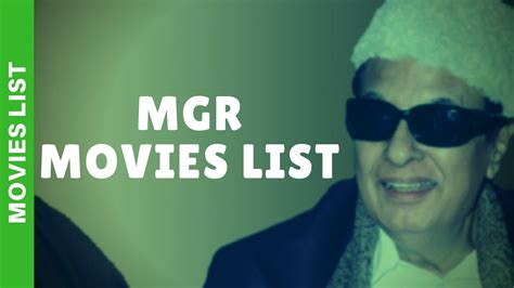 Mgr Movies List Actor Mgr Filmography Youtube