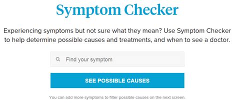 Multiple Symptom Checker Mayo Pdf Online Symptom Checker Diagnostic