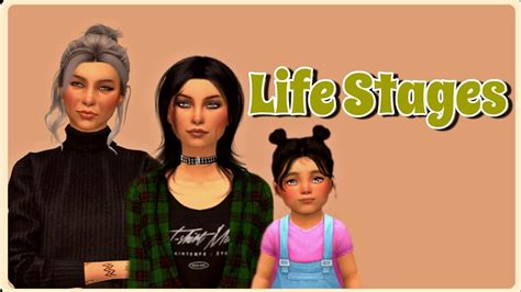 Life Stages🌼 The Sims 4 Create A Sim Challenge Youtube