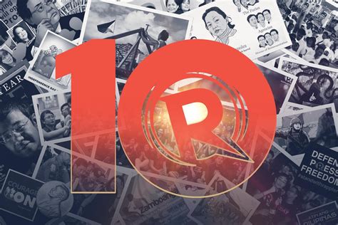 Rappler At 10 Stories Of Courage And Hope