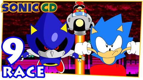 Sonic Cd 9 Race Sonic Vs Metal Sonic Boss Youtube