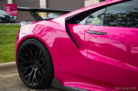 Pink Wrap On Nc1 Acura Nsx